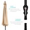 Best Choice Products 10ft Outdoor Steel Market Patio Umbrella w/ Crank, Tilt Push Button, 6 Ribs